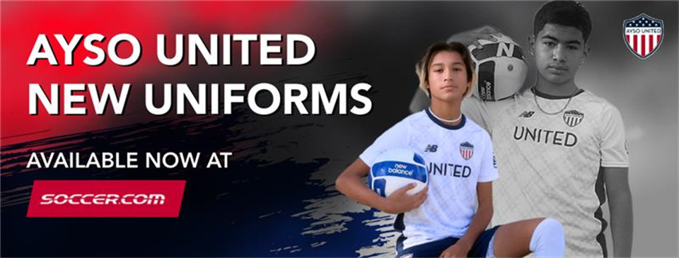 Ayso united new balance uniforms 2025